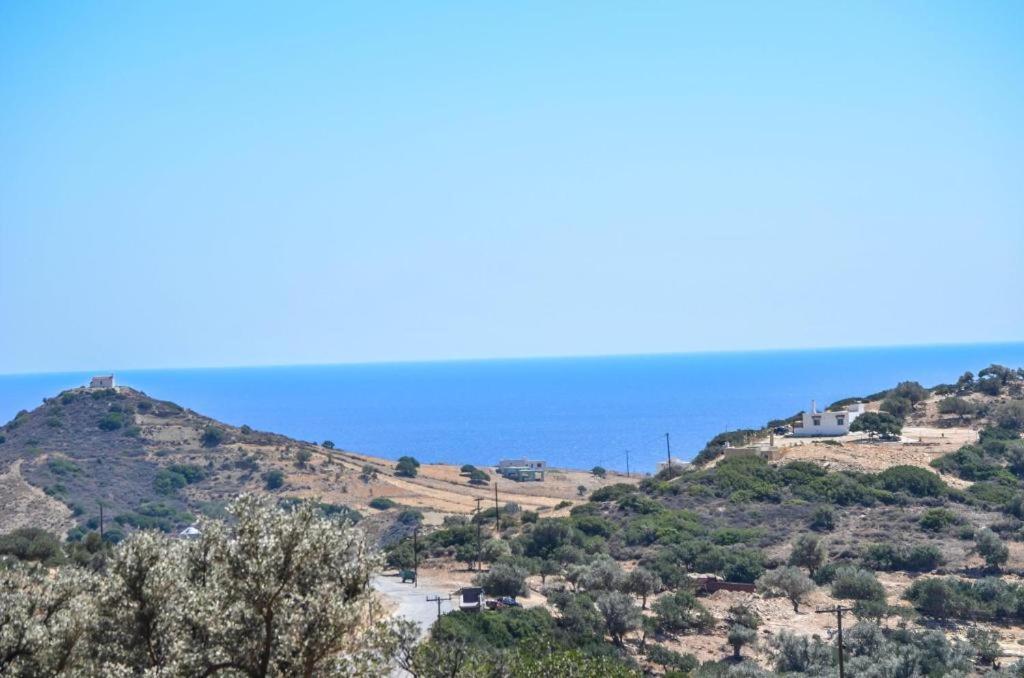 Emmanuela House With Garden & Sea View - Triopetra Apartment Bagian luar foto